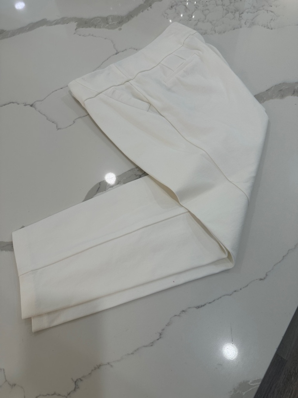 Soho Cream Cropped Ankle Pants